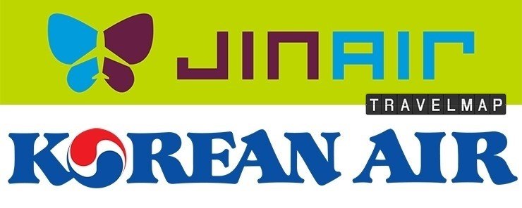 트래블맵_대한항공(koreanair)진에어(jinair),_일본,_동남아_등_총_6개_노선_공동운항_실시