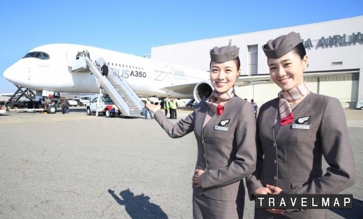 아시아나항공(Asiana Airlines), 차세대 에어버스 주력기 A350XWB 국내에서 첫 선